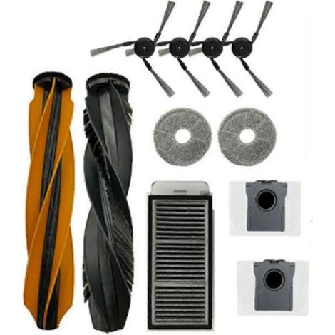 Kit de accesorios para aspiradora Dreame X40 Pro Ultra de 11 piezas: cepillo lateral principal, filtro, mopa, PaEdition 0711