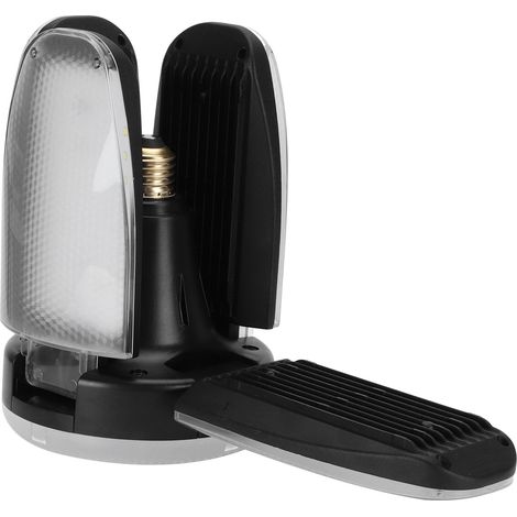 Lampe LED déformable à 4 feuilles pour garage, 150 W, culot E27, pour entrepôt ou sous-sol, 85-265 V (1/5)