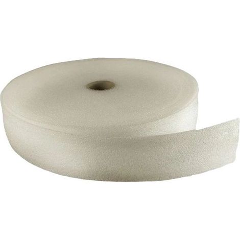 Harmony Beton – Bande périphérique pour béton lissé – Absorbe les mouvements – Mousse haute densité 3mm d'épaisseur – Rouleau de 50m