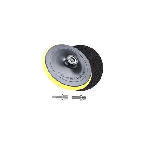 2 Pièces Plateau de Ponçage, Disques Abrasifs  pour agrippante pour Outil Rotatif Ponçage Polissage - 150MM, M14 (1/5)