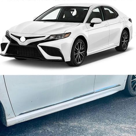 Pour Toyota Camry 2024-2025 Accessoire de voiture Moulure de porte latérale chromée extérieure ( ) (1/5)