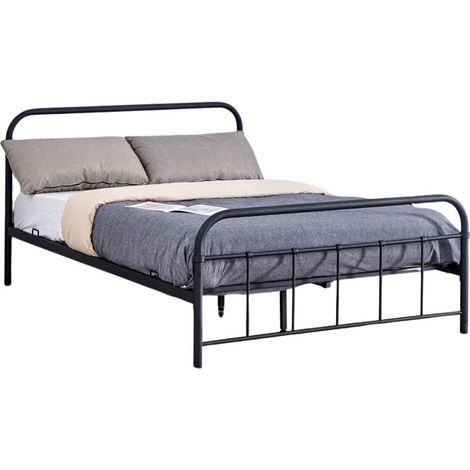 Cama Houston 1937 , Doble, 140x200, Metal, Somieres, 145x210x93cm (1/5)