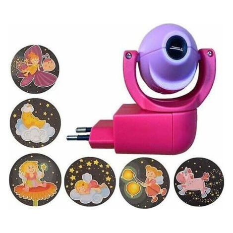 Plug-in projector night light - Pink (1/5)