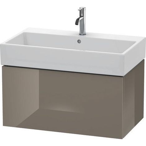 Meuble-lavabo L-CUBE 784x459mm 1 tiroir coulissant we ma ES NB centre