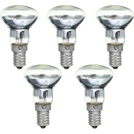 Lampe à Lave de Remplacement E14 R39 30W Projecteur à Visser Ampoule RéFlecteur Clair Spot Ampoules Lave à Incandescence 5 PièCes (1/4)
