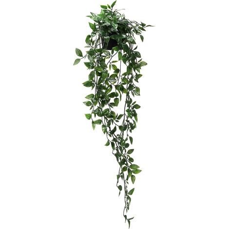 Plante artificielle suspendue en pot pour intérieur/extérieur (1/5)