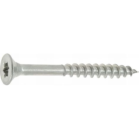 20 vis agglo tête fraisée Torx Inox A2 6.0 X 80/50 mm