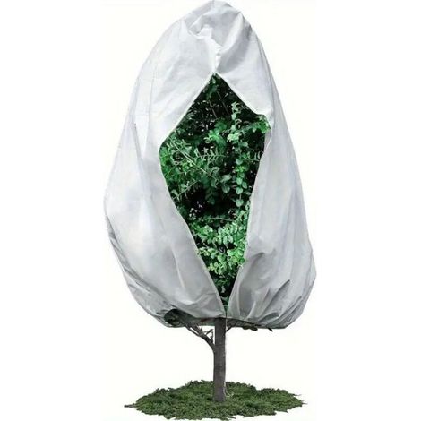 Winter cover for shrubs and plants, 200 cm diameter x 240 cm height, includes label.