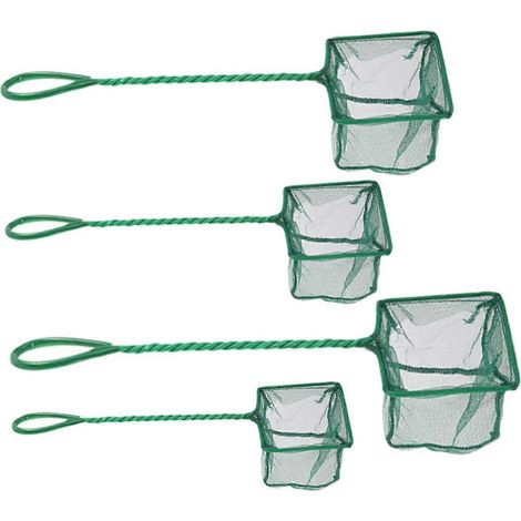 Filet à pêche, panier, épuisette pour aquarium et bassin, filet de pêche pour bassin, filet à crabes, accessoires (1/5)