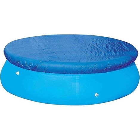 Diamètre 183 cm – Bâche de protection ou bâche à bulles pour piscine ronde gonflable, avec cordage intégré pour fixation sécurisée (1/4)