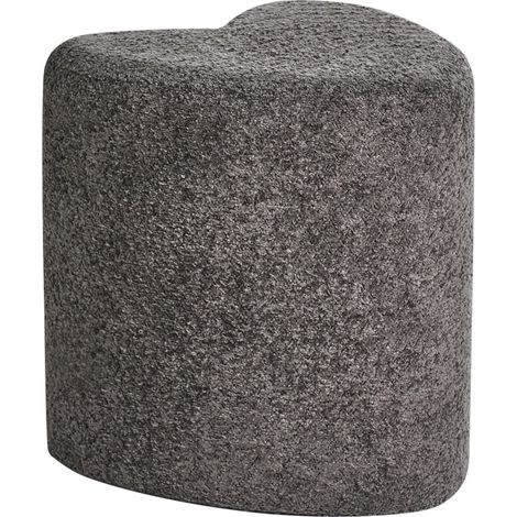 Pouffe SCOTIA Chenille Dark Grey (1/5)