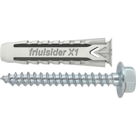 Friulsider TASSELLO UNIVERSALE X1 EVO CON TIRAFONDO 25 PZ. mm. 14x70