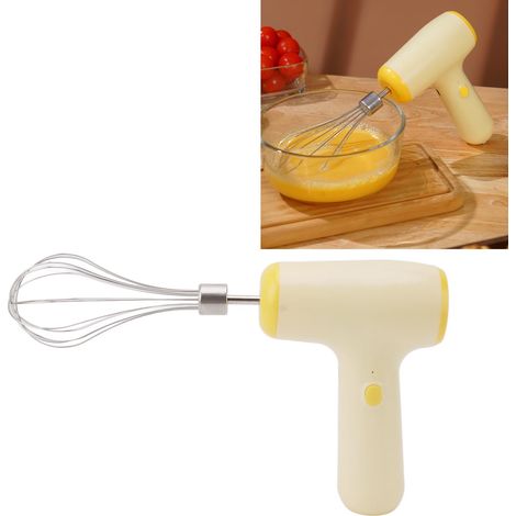 304 Mini batteur à œufs électrique multifonctionnel sans fil à cinq vitesses, petit batteur/fouet domestique (1/5)