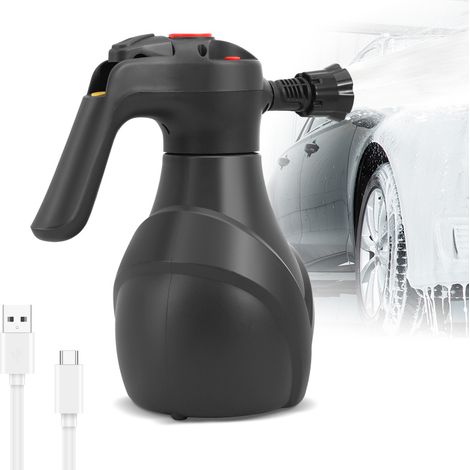 Pulvérisateur de mousse électrique 2L à effet flocon de neige, haute pression pour voitures – Conçu pour le nettoyage et l'entretien automobile (1/5)