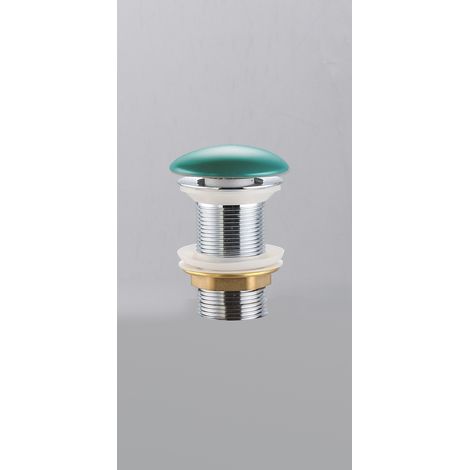 Swiss Aqua Technologies Piletta Infinitio 5/4' libera senza troppopieno per lavabi e lavabi, verde opaco (PZATKALGEM) (1/2)