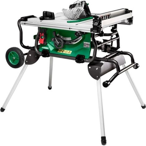 Hikoki – Scie circulaire de table 254 mm 1500 W – Profondeur de coupe 79 mm – Vitesse 4500/min – Moteur puissant – C10RJWAZ
