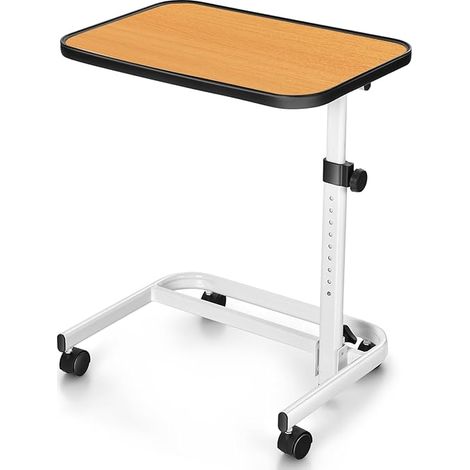Overbed Table W/ Lockable Universal Wheels (1/5)