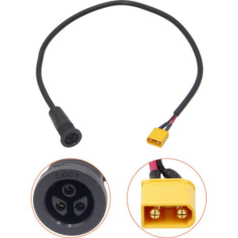 Port de charge pour trottinette compatible avec le câble de charge étanche et la station de charge Kukirin G2Master - Port de charge Kukirin
