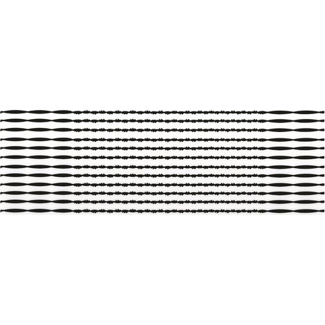 Lames de scie J.HAUNSTETTER pour scie à chantourner, ZARSA 80 dents rondes, N° 5, 12 pièces
