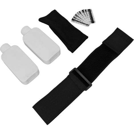 Kit complet de test urinaire grande capacité avec sangle de jambe, pochette Oxford, sac isotherme pour gel, 2 flacons, 10 bandelettes de test de température. Kit de test urinaire pour la maison et les (1/5)