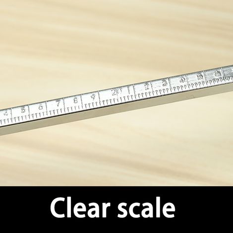 Coupe-verre circulaire robuste 6-40 cm, échelle transparente réglable, type boussole, avec ventouse puissante. (1/5)