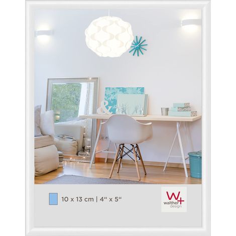 Cadre photo blanc 10 x 13 cm Cadre en plastique KV113W (1/5)