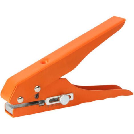 Pince à Poinçonner pour Bandes de Chant, Perforatrice à un Trou, Pince à Poinçonner Robuste pour Bandes de Chant, Outil pour Cartes PVC, Ouverture Oblique Plate de 10 Mm