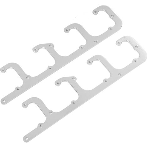 Supports de bobine d'allumage carrés, cache-culbuteurs en alliage d'aluminium argenté pour moteurs LS1, LS3, LS2, LQ4, LQ9, LS6, L92, L99, L33 et LR4 (1/5)