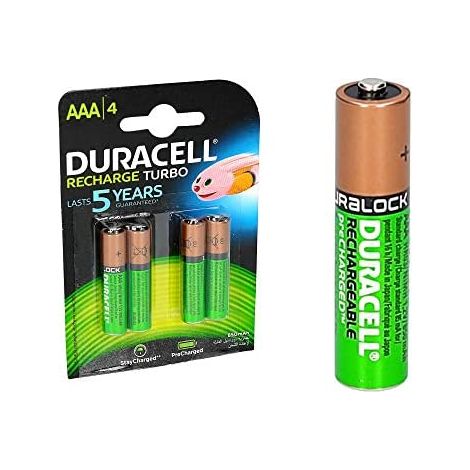Duracell Pila Recargable HR03 AAA 800mAh Blister4 (1/4)