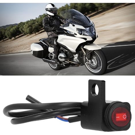 Ein-/Ausschalter für Motorradlenker, kompatibel mit einer 10-mm-Befestigung, universell für die rechte Seite. (1/5)