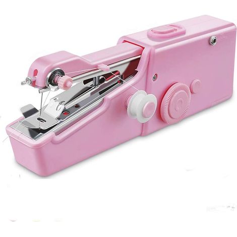 Machine à coudre portable, mini machine à coudre portable pour la maison. Machine à coudre électrique portable. Couture rapide et pratique pour vêtements, bricolage, rideaux, usage domestique et de vo (1/5)