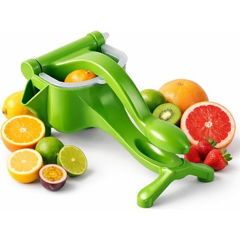 Presse-agrumes manuel avec levier, presse-agrumes et presse-agrumes pour citron, citron vert et orange, presse manuelle pour jus frais, antidérapant, gadget de cuisine pour la maison (1/2)