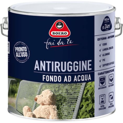 FONDO ANTIRUGGINE ACQUA 2 LITRI - BOERO (1/2)