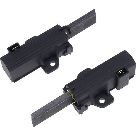 Paire de balais de charbon pour lave-linge Indesit Whirlpool AEG Zanussi (1/4)