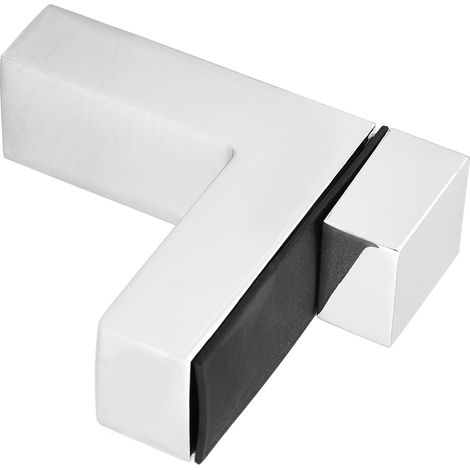 4-teiliges Set aus Glas-Holz-Schichtplatten-Befestigungsclips vom Typ F, Wandregalhalterung, Stützstifte (01) (1/5)