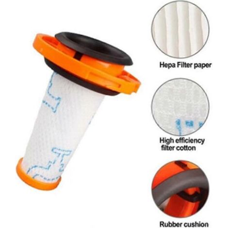 Filtres pour aspirateur Rowenta X-FORCE FLEX 9.60 RH20xx ZR009010 ZR009012 - Pièces de rechange - Accessoires de nettoyefficaces (lot de 4) (1/5)