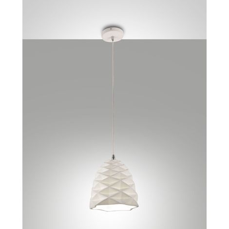 Sospensione Bianca Duchessa D200 per Illuminarie Moderno Collezione Duchessa 1 Luce