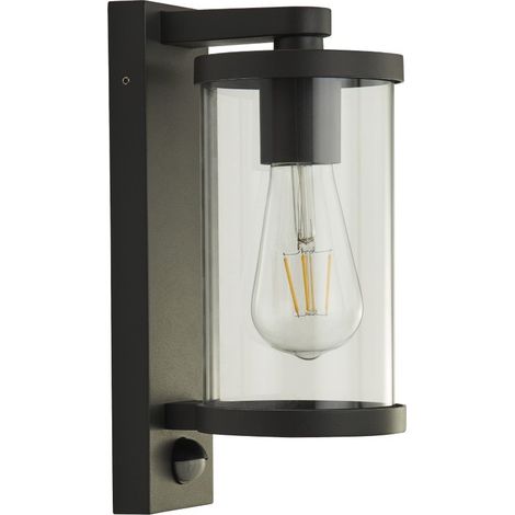 Lampe d’extérieur Porch avec capteur de mouvement - 8631BK (1/3)