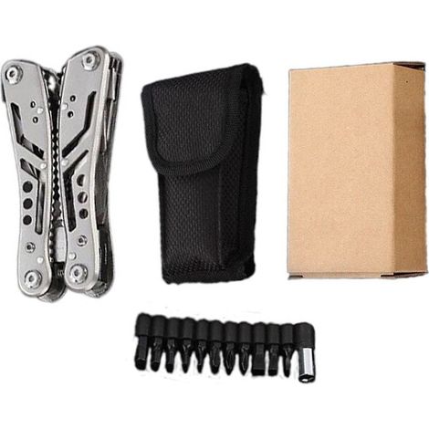 Pince à outils d'extérieur, réparation multifonction, couteau de poche pliable, jeu de tournevis à main, multi-outil pliant (1/5)