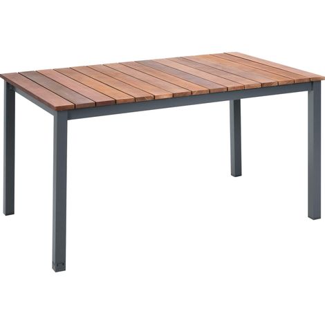 greemotion Mackay Tavolo da Giardino, Alluminio, Antracite, ca. 150 x 74 x 90 cm (1/4)