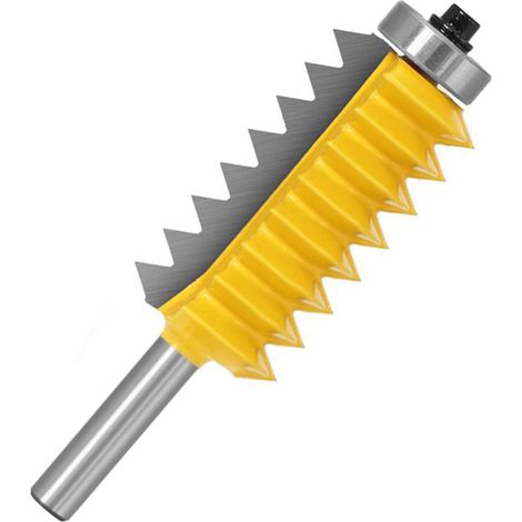 Fraise à Tenon - Queue 8 mm - Longueur Totale 54 mm - Diamètre de Coupe 19 mm - Pour Machines à Tenonner Bois (1/5)