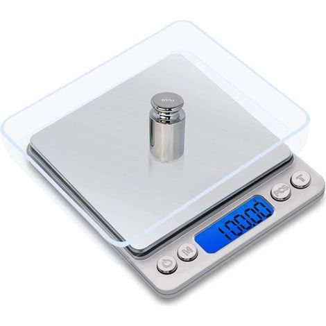 Steelyard 1.1 lb / 500 g (0.01 g) Digital Precision Jewelry/Kitchen Scale, High-Precision Pocket Scale to the Milligram - AquaForge (1/5)