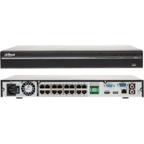 Dahua registratore IP 16 canali PoE - NVR4216-16P-EI (4K) S