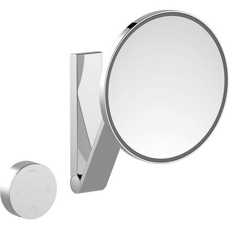 KEUCO iLookmove Kosmetikspiegel, beleuchtet, rund, mehrstufig (1/2)