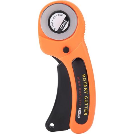 Cutter rotatif 45mm premium pour couture, patchwork et coupe de tissu, outil artisanal de précision (1/5)