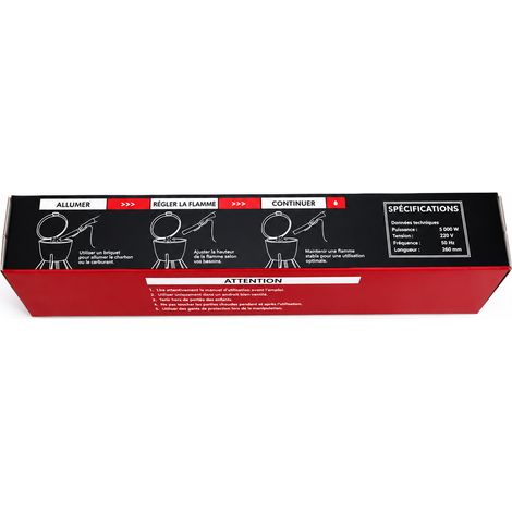 Barbecue de table portable gril compact emballage boîte couleur (boîte uniquement) réf 6564 1 kg – Livraison gratuite