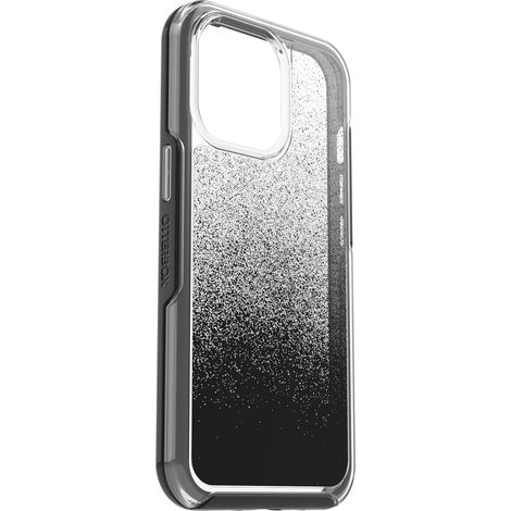 Coque transparente Otterbox Symmetry pour iPhone 13 Pro, noire. (1/3)