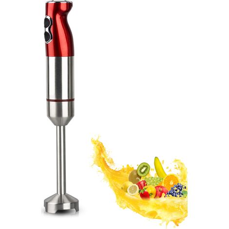 1 mixeur plongeant, lame en acier inoxydable, filaire 220 V, pour fruits et préparations culinaires (1/5)