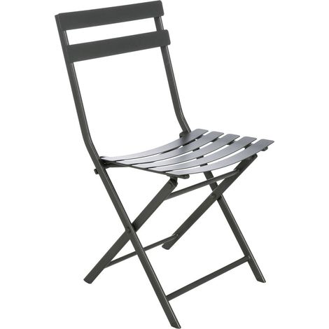 Klappbarer Gartenstuhl Greensboro Graphitgrau