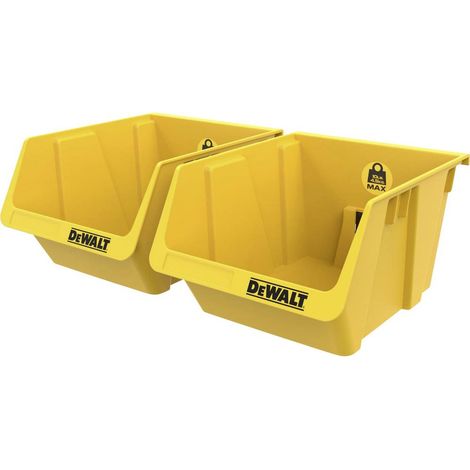 DEWALT DWST82813-1 Contenitore in plastica (confezione doppia) - sistema di conservazione integrato 2 pz. (1/2)